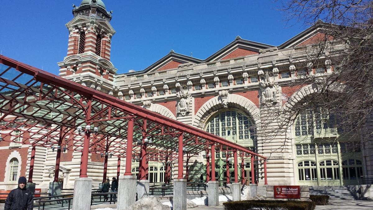 エリスアイランド移民博物館。エリス島。