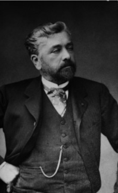 ギュスターヴ・エッフェル( 1832〜1923年)。ディジョン出身。出典:https://www.toureiffel.paris/en/the-monument/gustave-eiffel
