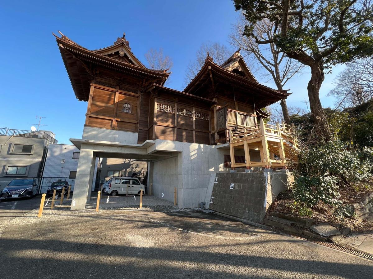 戸越八幡神社北側