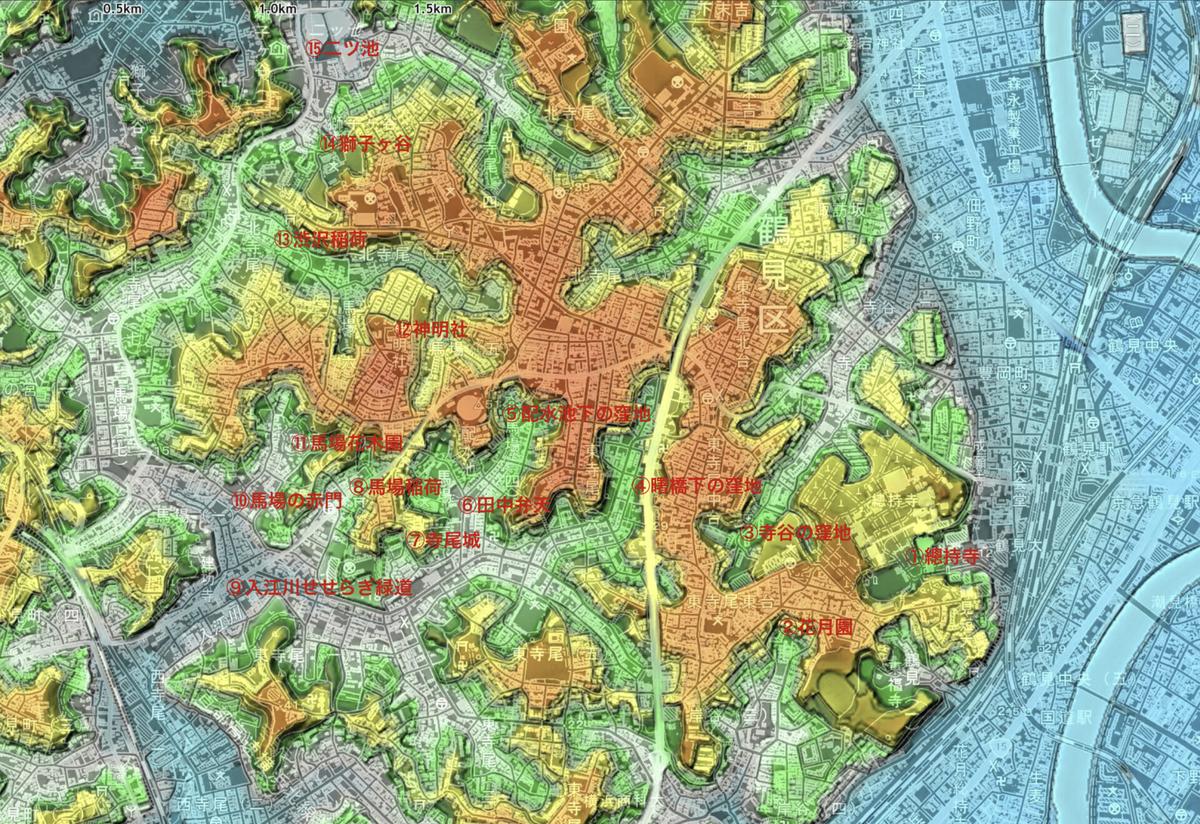 鶴見地図