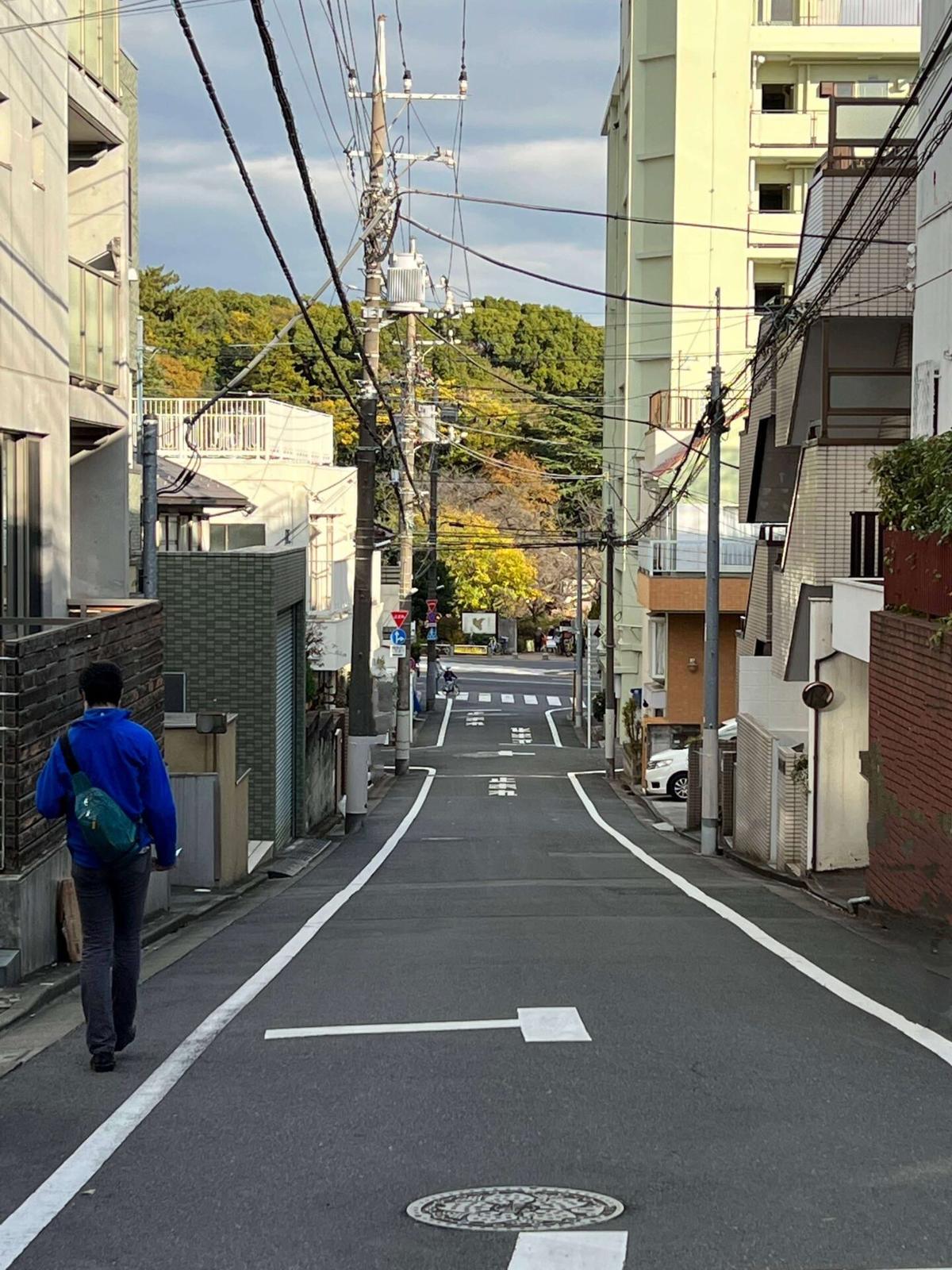 妙正寺川へ