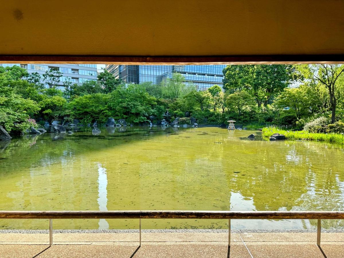 檜町公園の四阿から